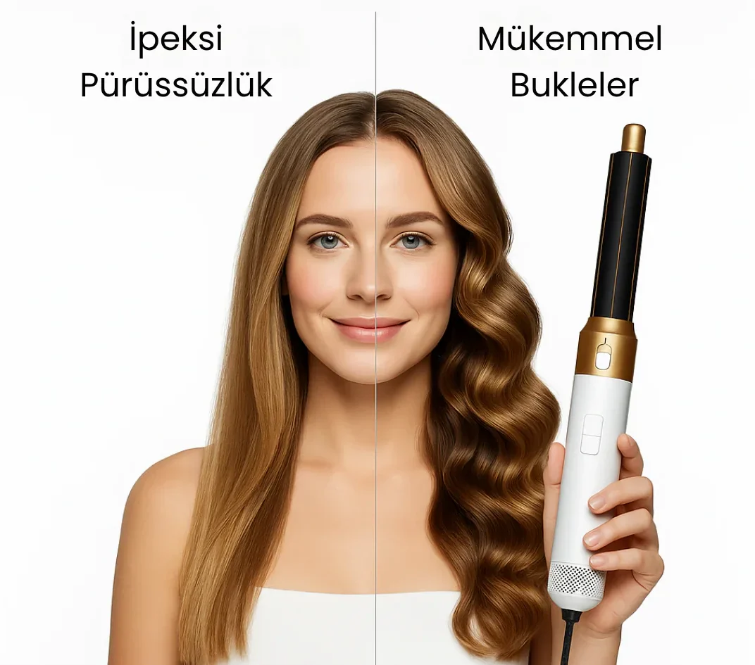 💇‍♀️ 5 in 1 Airstyler – Profesyonel Saç Şekillendirici