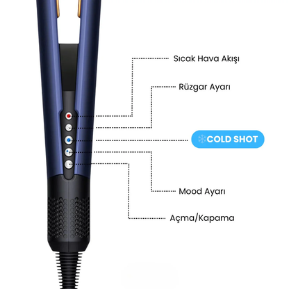 💨 Master Styler™ Airstraight – Saç Düzleştirme ve Kurutma Bir Arada